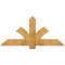 Ekena Millwork Redmond Rough Sawn Timber Gable Bracket, Western Red Cedar, 60"W x 27"H x 6"D x 6"F, 11/12 Pitch GBW060X27X0606RED00RWR - alternate 1